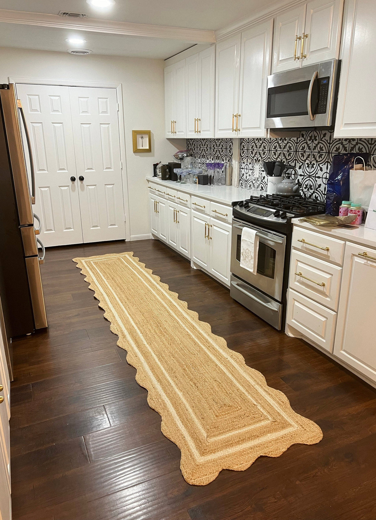 Beige Jute Braided Runner Rugfor Living Room – 24 x 36 handmade by LoomifyHome