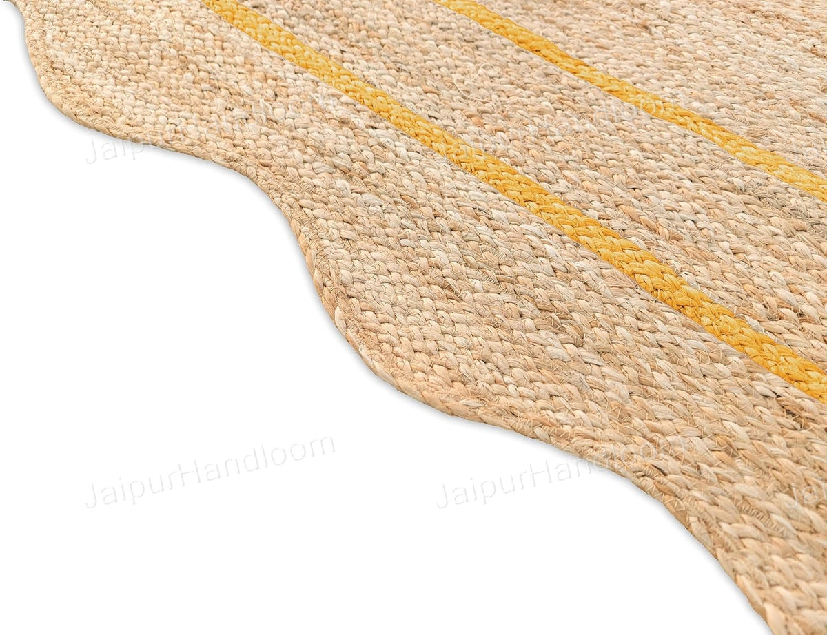 Beige Jute Braided Runner Rugfor Living Room – 2x18 handmade by LoomifyHome