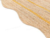 Beige Jute Braided Runner Rugfor Living Room – 2x18 handmade by LoomifyHome
