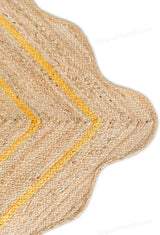 Beige Jute Braided Runner Rugfor Living Room – 2x18 handmade by LoomifyHome