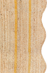 Beige Jute Braided Runner Rugfor Living Room – 2x18 handmade by LoomifyHome