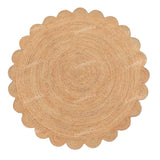 Natural Jute Round Rug in off white /Ivory , Eco Friendly Rug Round Braided Rug Hemp Rug Bohemian Rug Circle Rug boho Round