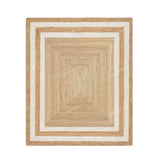 Natural Jute Rug Jute Braided Rug Bohemian Jute Rug Rectangular Jute Rug, Boho Decor Rug, Jute Area Rug, Square Jute rug