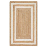 Natural Jute Rug Jute Braided Rug Bohemian Jute Rug Rectangular Jute Rug, Boho Decor Rug, Jute Area Rug, Square Jute rug