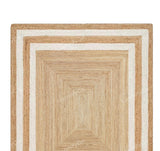 Natural Jute Rug Jute Braided Rug Bohemian Jute Rug Rectangular Jute Rug, Boho Decor Rug, Jute Area Rug, Square Jute rug