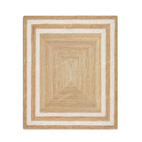 Natural Jute Rug Jute Braided Rug Bohemian Jute Rug Rectangular Jute Rug, Boho Decor Rug, Jute Area Rug, Square Jute rug