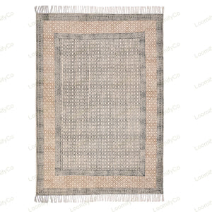 Washable Rugs, Extra Large Rug for Living Room/Bedroom/Dining Room, Washable Cotton Rug, Machine Washable Rug, Woven Kitchen Carpet