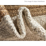 White Beige Jute Braided Runner Rugfor Living Room – 2 x 14 handmade by LoomifyHome
