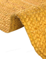 Beige Yellow Jute Braided Stair Runnerfor Living Room handmade by LoomifyHome